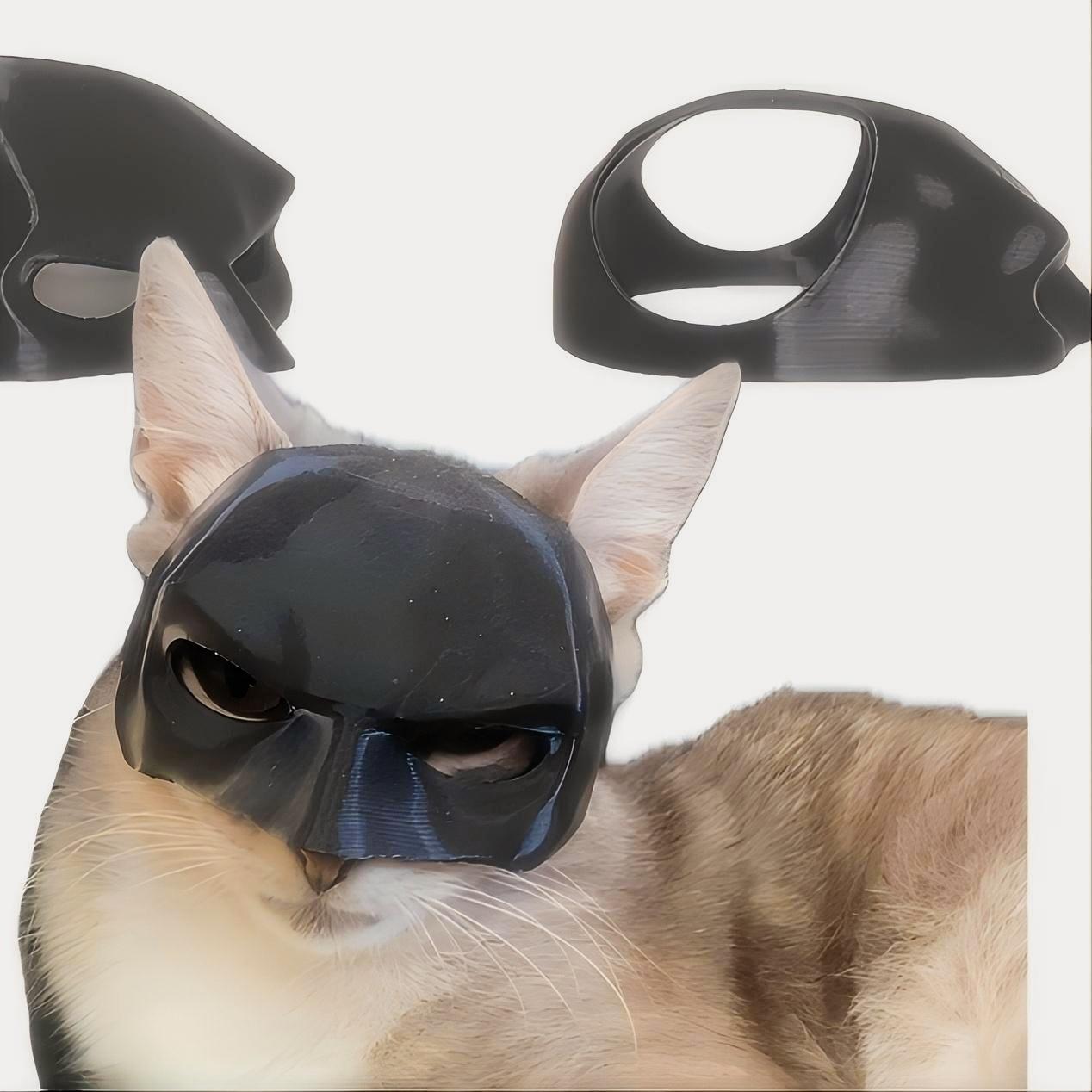 Cosplay Bat Prop - Topi cosplay topeng kelelawar kucing lucu