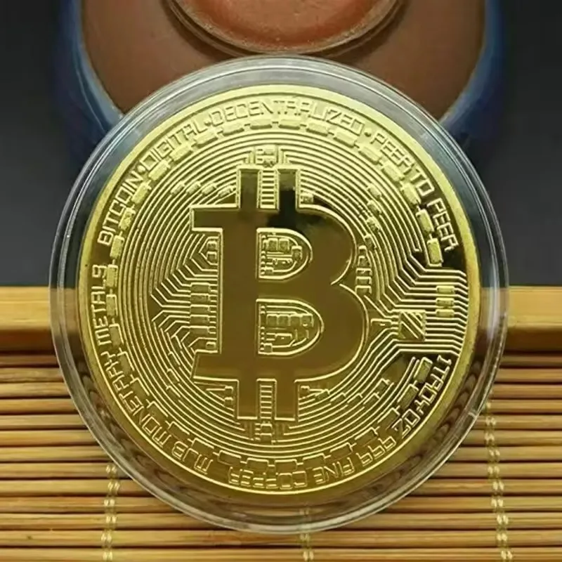 Cosplay Prop Business - Koin Peringatan Bitcoin Unik Hadiah Bisnis