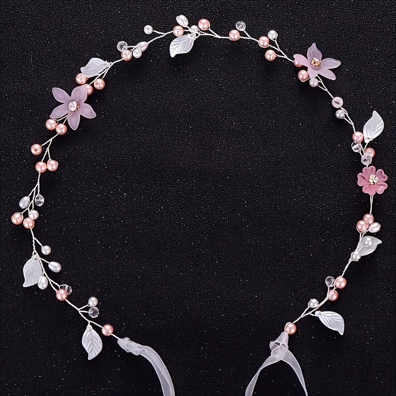 Aerith Cosplay Prop - Bando rambat daun kristal untuk wanita,