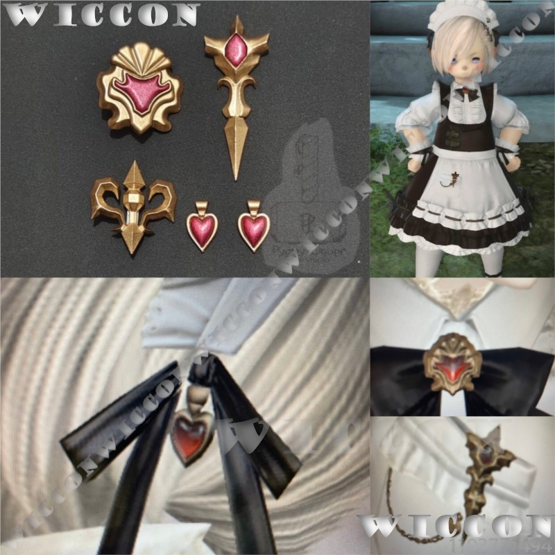 Cosplay Prop 3D Print Settings - Set Aksesori Seragam Pembantu Klasik Kostum