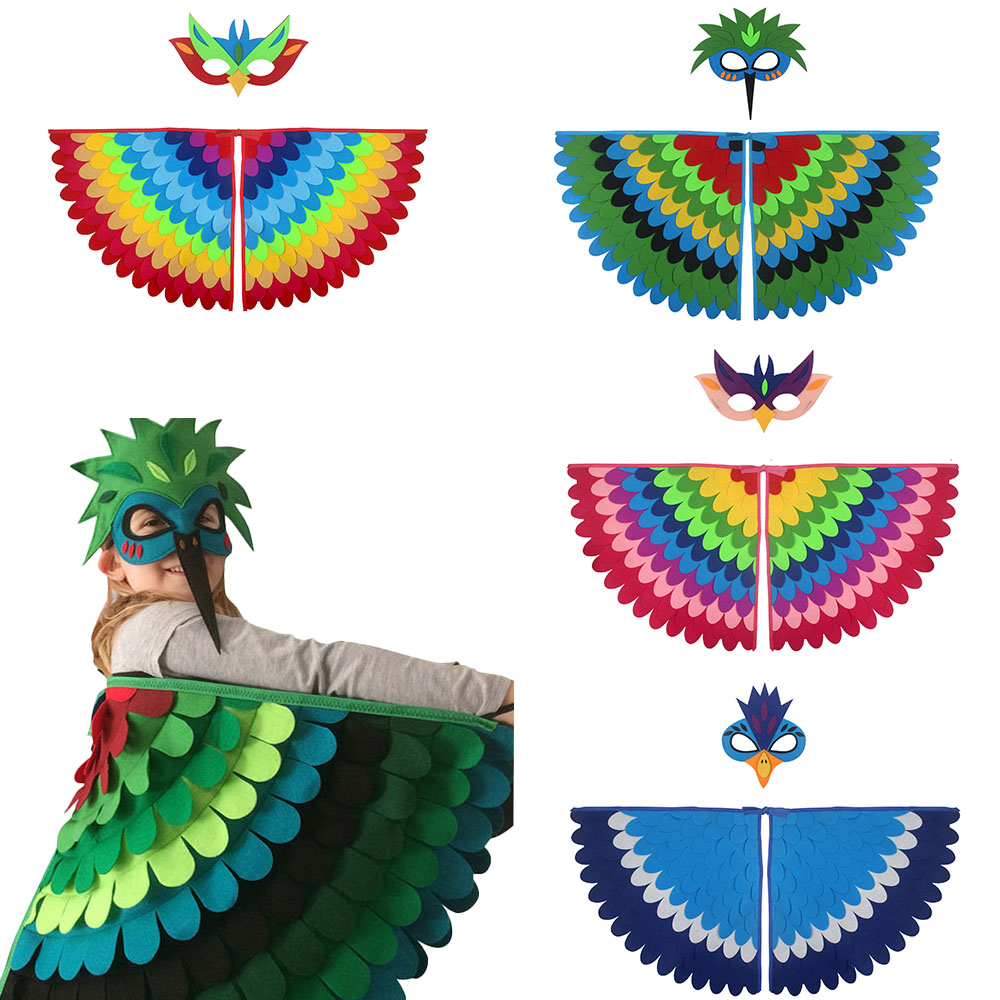 Cosplay Prop Pattern - Kostum Sayap Burung Hantu Lucu Pola