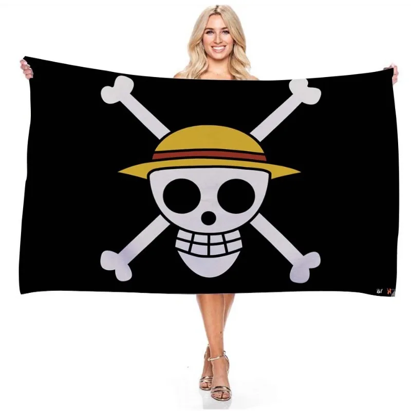 Cosplay Prop Painting - One Piece 90X150Cm Bendera Tengkorak Bajak