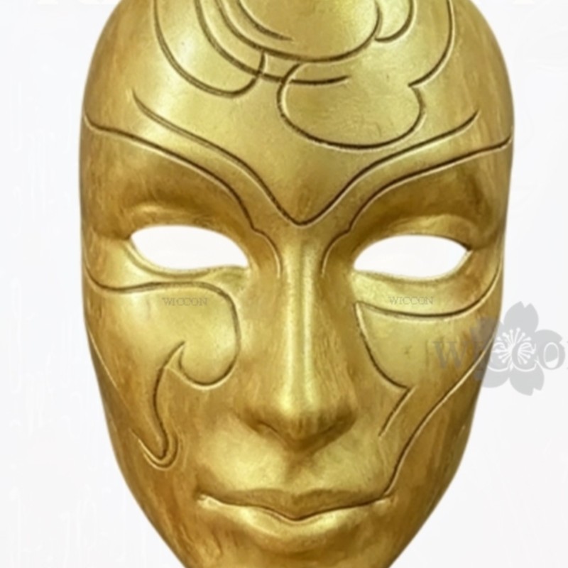 Cosplay Prop Pattern - Fantasias Katarina Retro Pola Klasik Emas