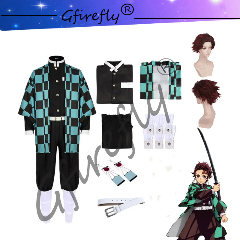 Kamado Tanjirou kostum Cosplay - Cosplay Prop Katana ulasan dan harga