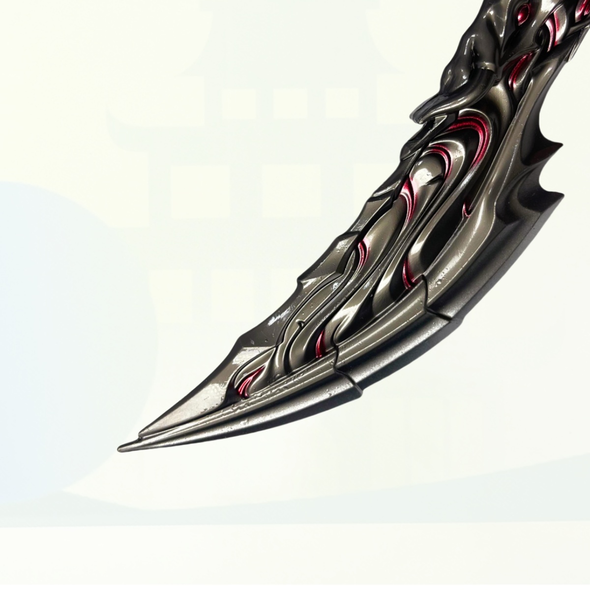 Pedang Katana Logam Valorant F - Cosplay Flame Prop ulasan dan harga