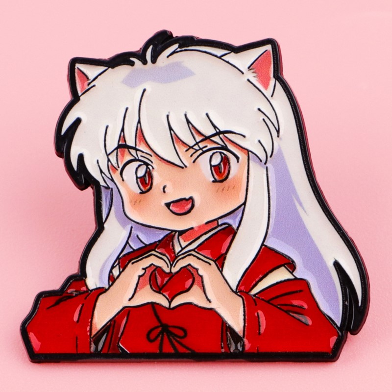 Pin Enamel Bentuk Hati Karakte - Cosplay Prop Bag ulasan dan harga
