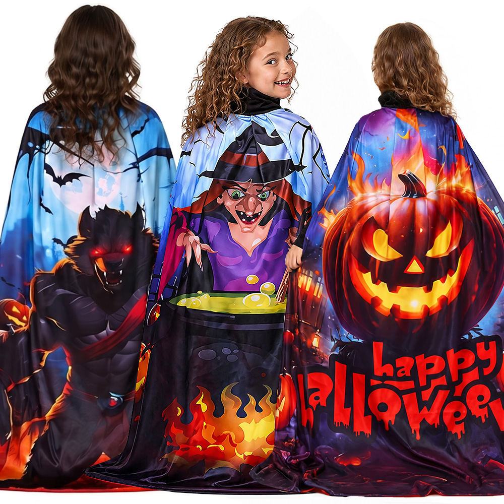 Jubah Panjang Bertudung Motif  - Cosplay Flame Prop ulasan dan harga