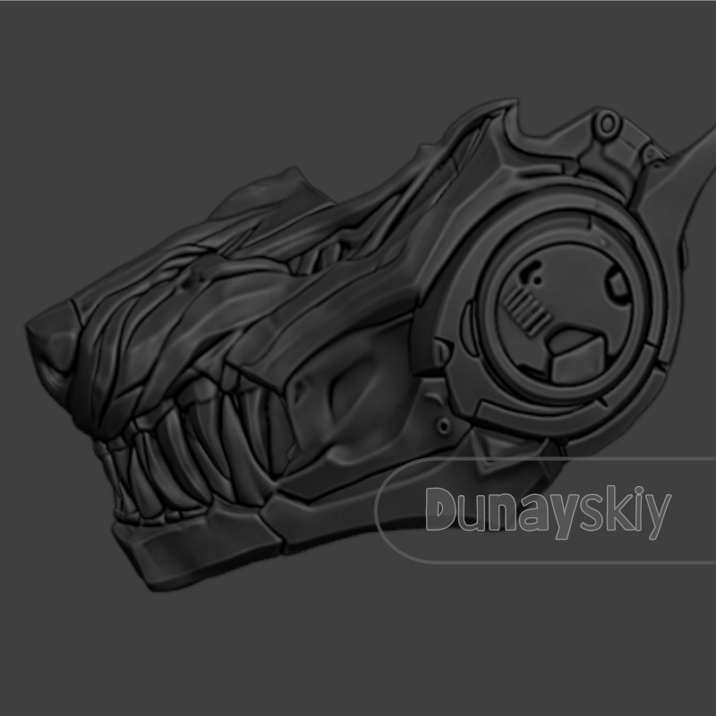 Topeng Serigala Valko Love and - Cosplay Prop 3D Print Settings ulasan dan harga