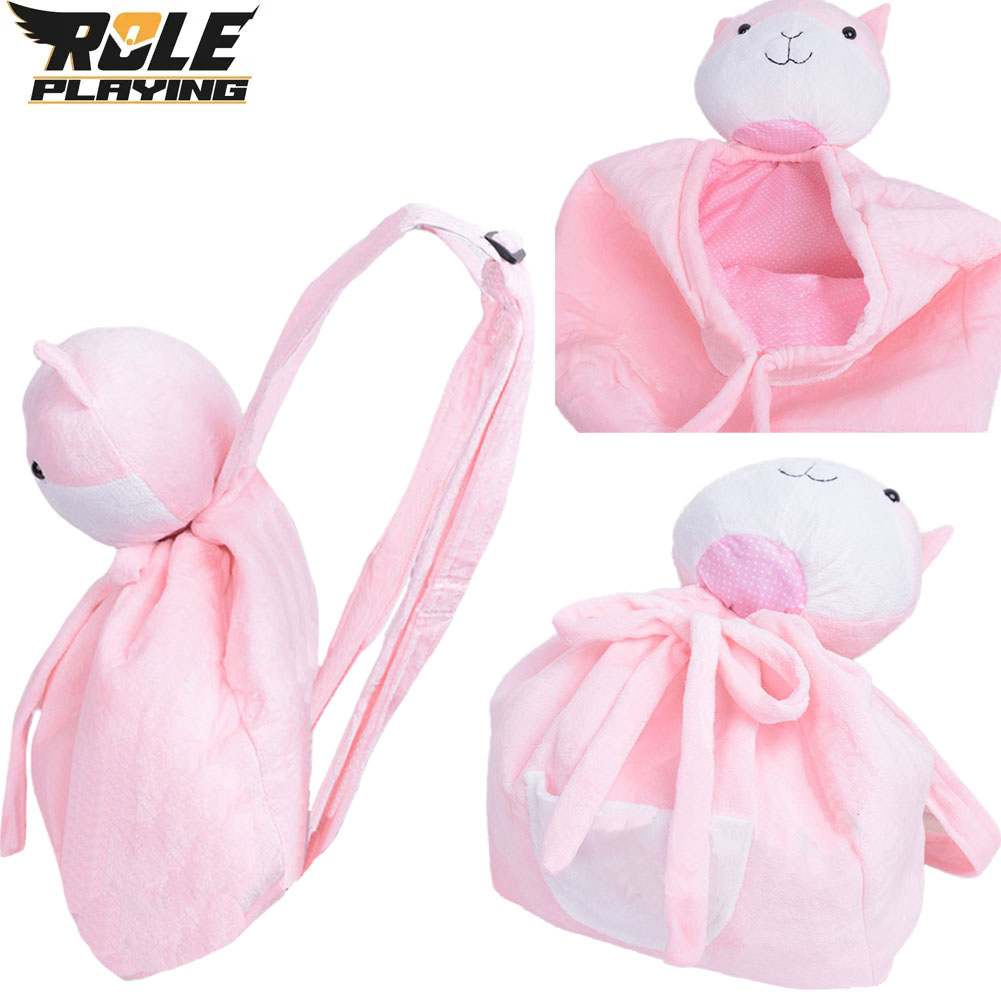 Tas Ransel Kucing Merah Muda F - Cosplay Prop Bag ulasan dan harga