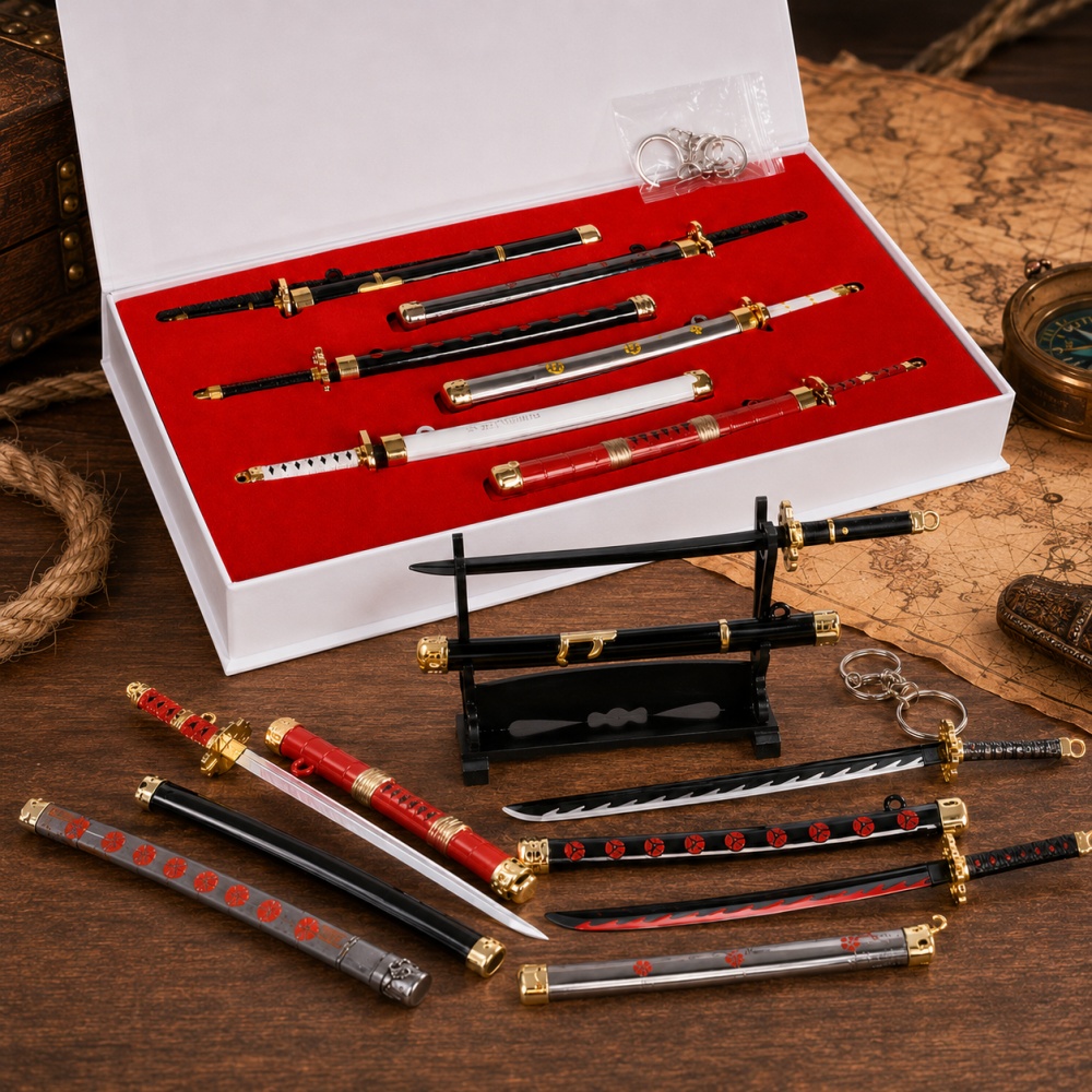 Set Kotak Gantungan Kunci Peda - Cosplay Prop Katana ulasan dan harga