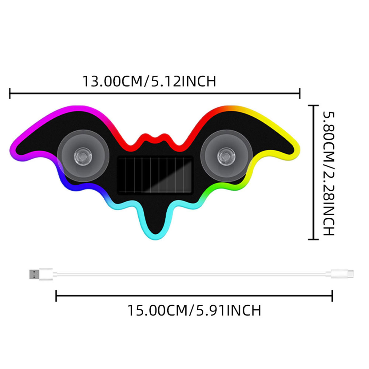 1 Buah Lampu Suasana RGB Berbe - Cosplay Bat Prop ulasan dan harga