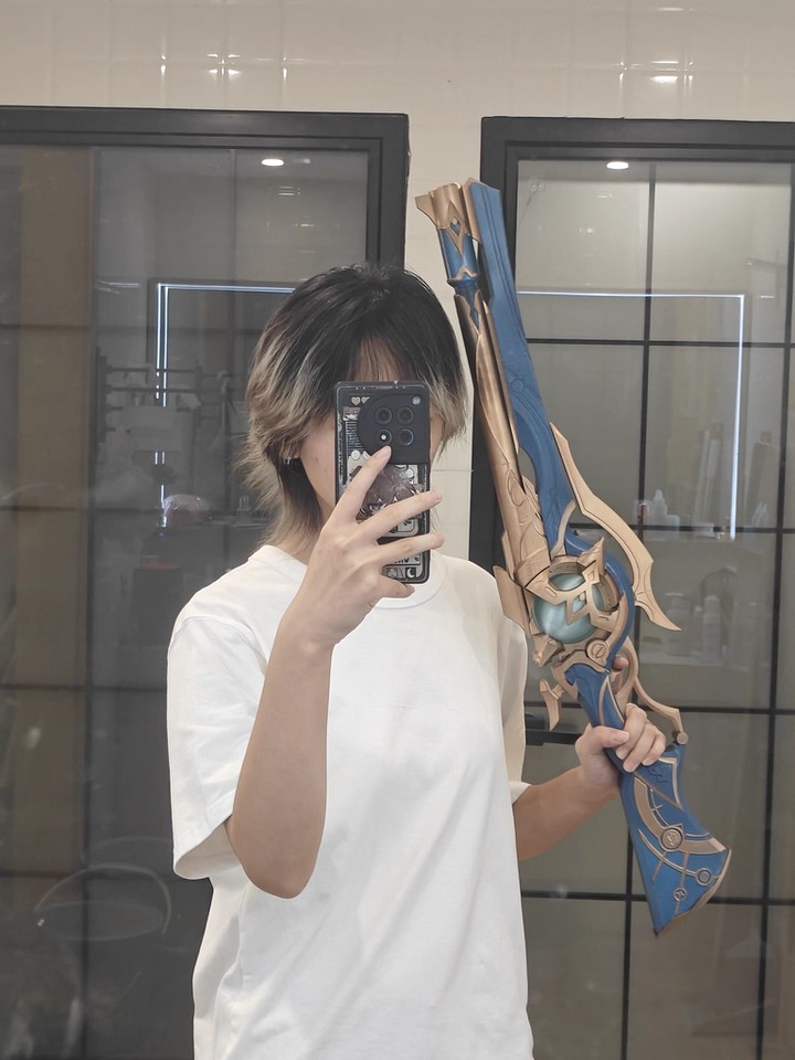 Anaxagoras Model Gun 80CM Glow - Anaxa Cosplay Prop ulasan dan harga