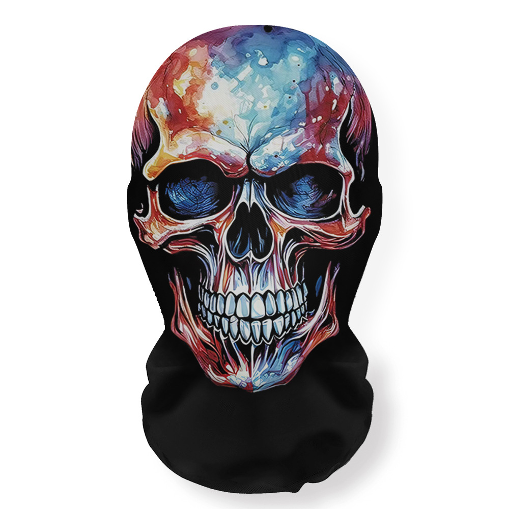 Topeng Halloween Motif Tengkor - Cosplay Prop Pattern ulasan dan harga