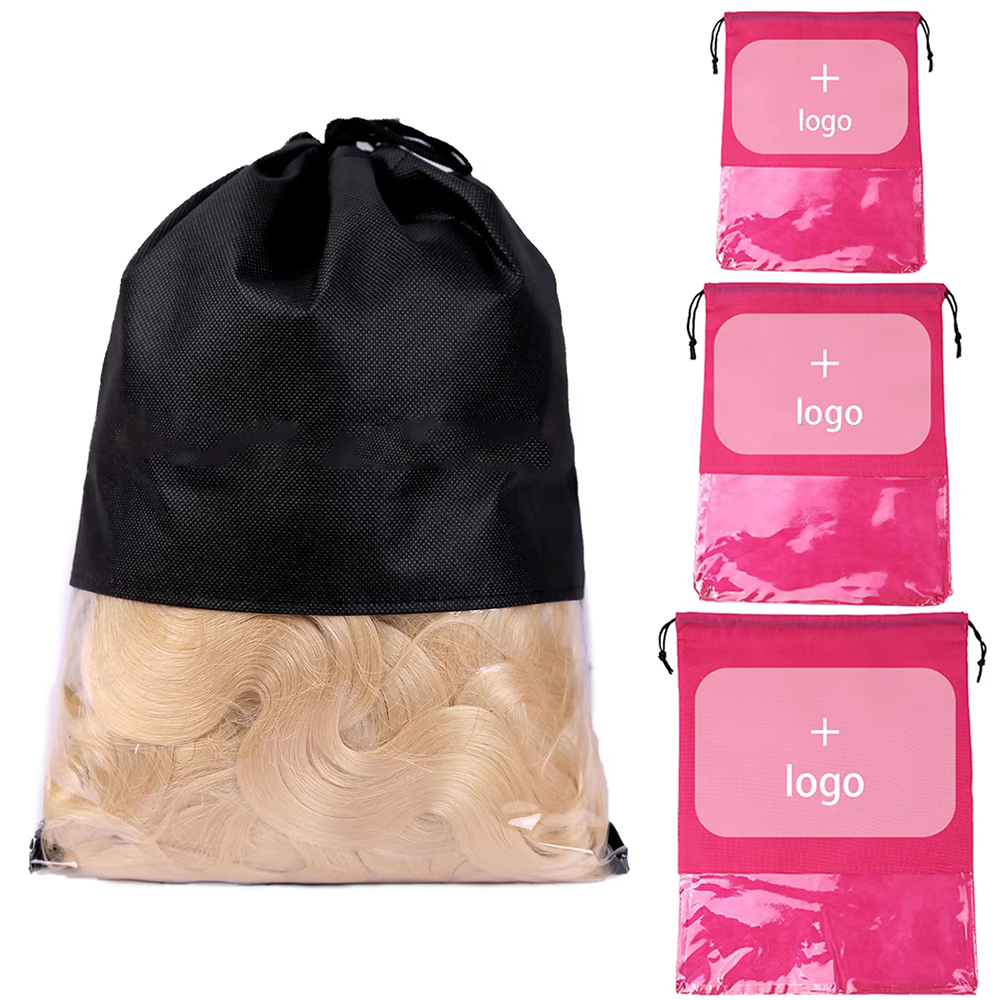 12 Buah Tas Wig Non-woven Port - Aerith Cosplay Prop ulasan dan harga