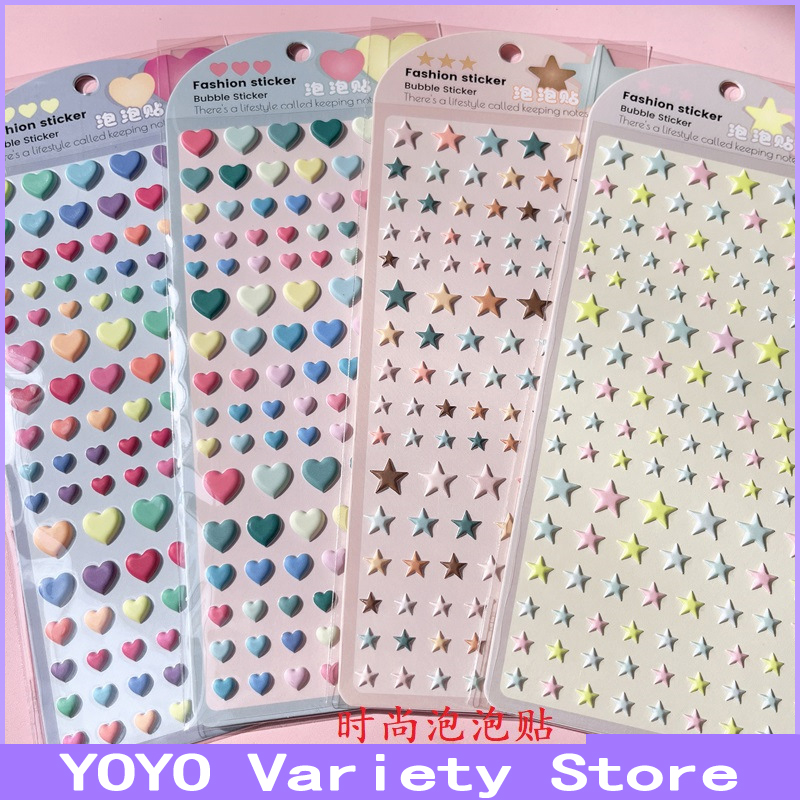Stiker Busa 3D Bentuk Hati Bin - Cosplay Props Eva Foam ulasan dan harga