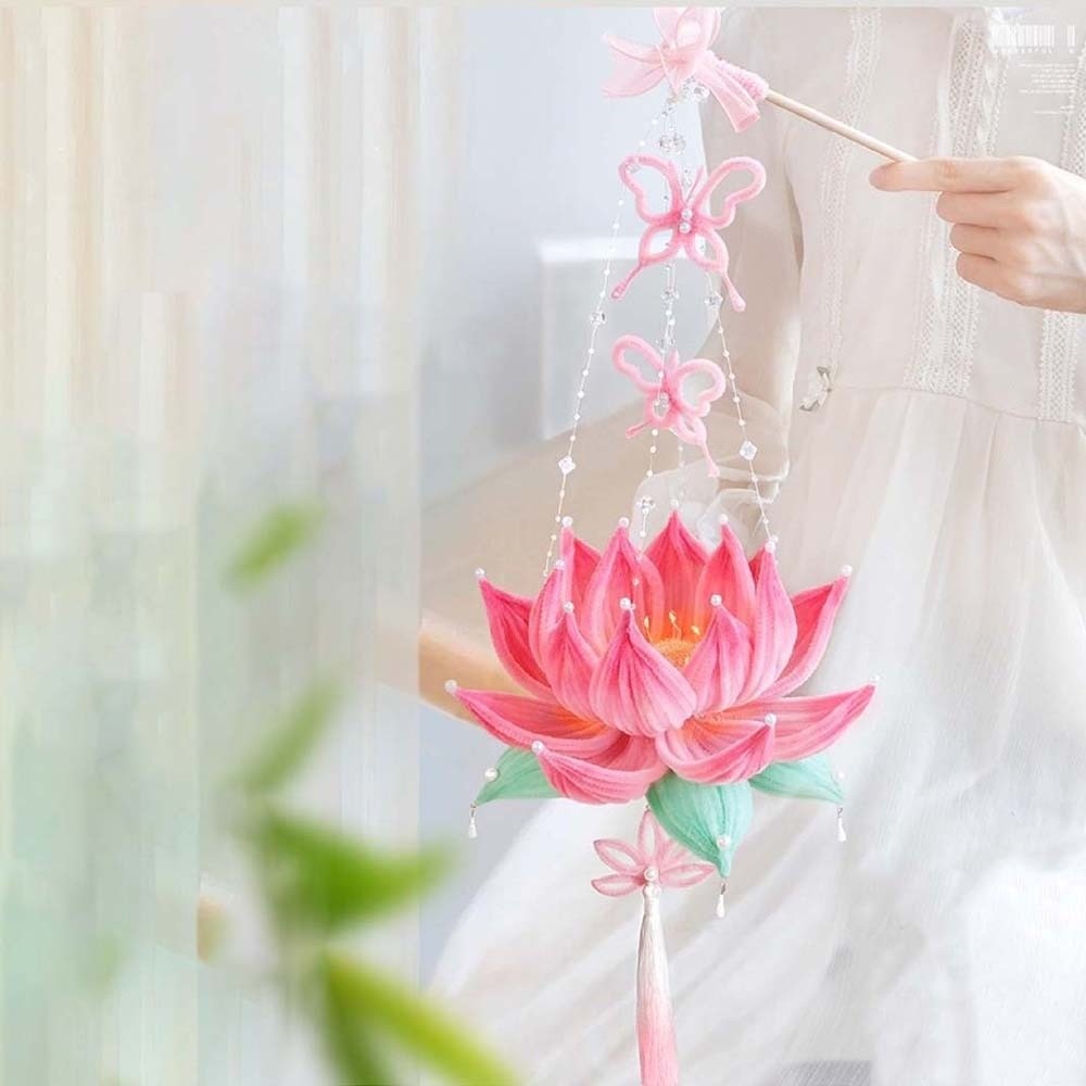 Kit Bahan DIY Lentera Teratai  - Cosplay Prop Kit ulasan dan harga